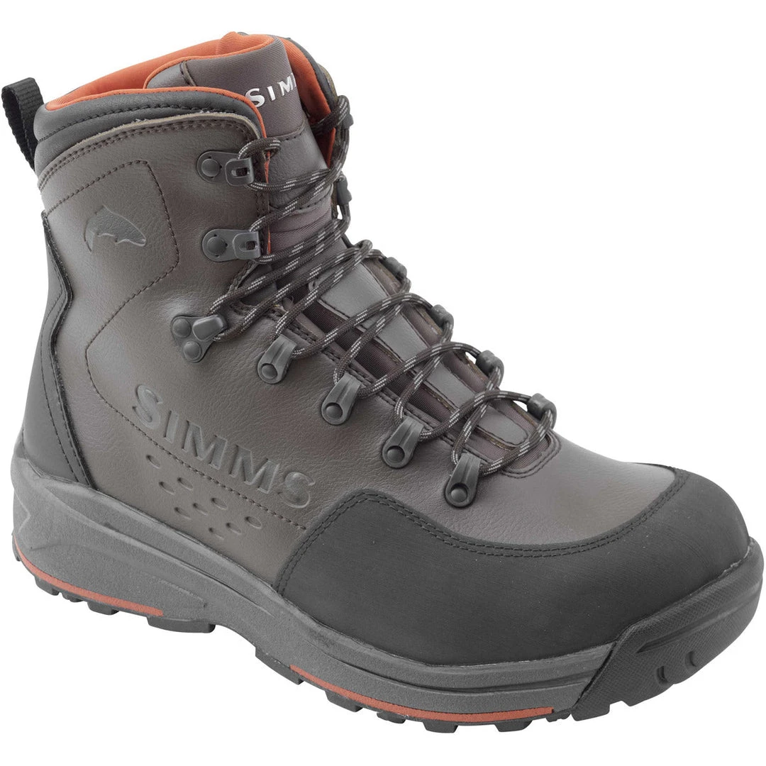 Simms Fishing Camp & Hike Men's Freestone Wading Boots - Rubber Soles 1 Simms Fishing Camp & Hike Men's Freestone Wading Boots - Rubber Soles