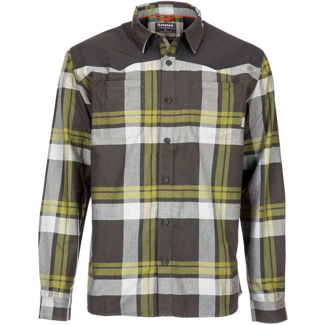 Simms Fishing Men's Blacks Ford Flannel Long Sleeve Shirt - Clearance 2 Simms Fishing Men's Blacks Ford Flannel Long Sleeve Shirt - Clearance