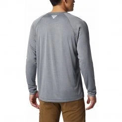 Columbia Men's PFG Terminal Tackle Heather Long Sleeve Shirt