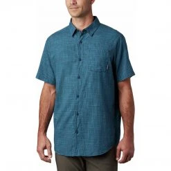 Columbia Men's Under Exposure Yarn-Dye Short Sleeve Shirt - Clearance