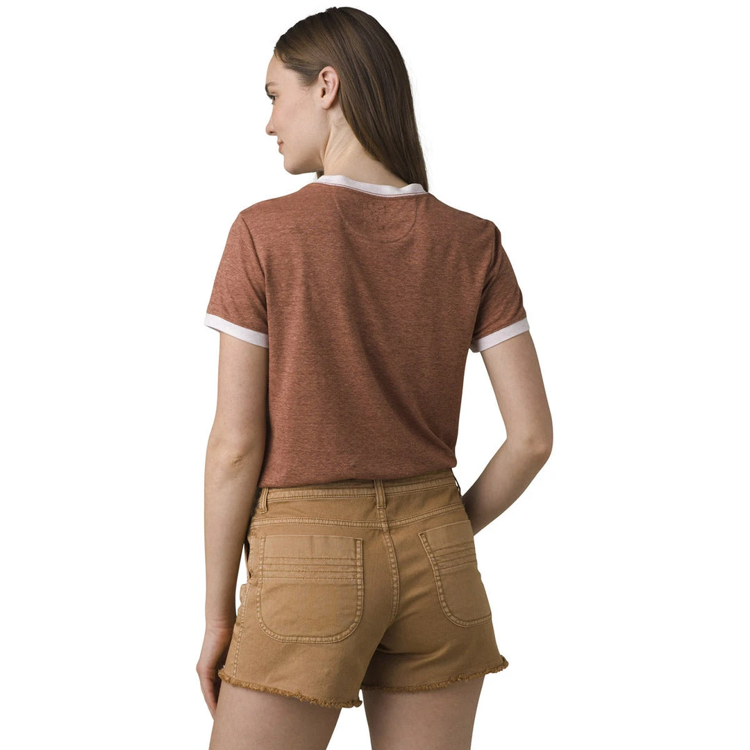 PrAna Women's Cozy Up Ringer Tee 3 PrAna Women's Cozy Up Ringer Tee