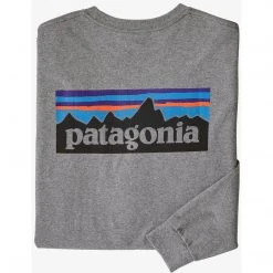 Patagonia Men's Long-Sleeved P-6 Logo Responsibili-Tee 24 Patagonia Men's Long-Sleeved P-6 Logo Responsibili-Tee