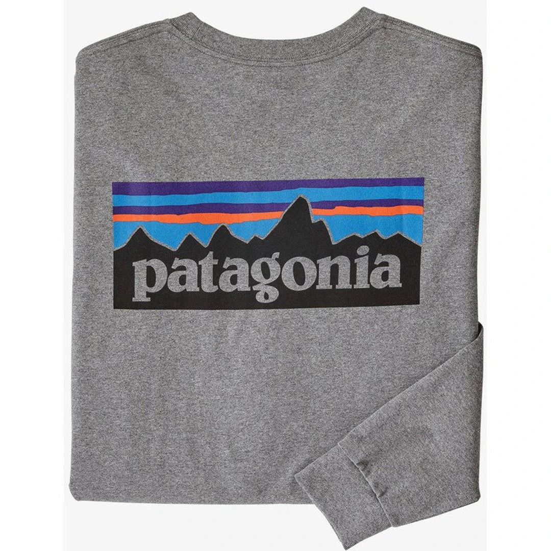 Patagonia Men's Long-Sleeved P-6 Logo Responsibili-Tee 7 Patagonia Men's Long-Sleeved P-6 Logo Responsibili-Tee