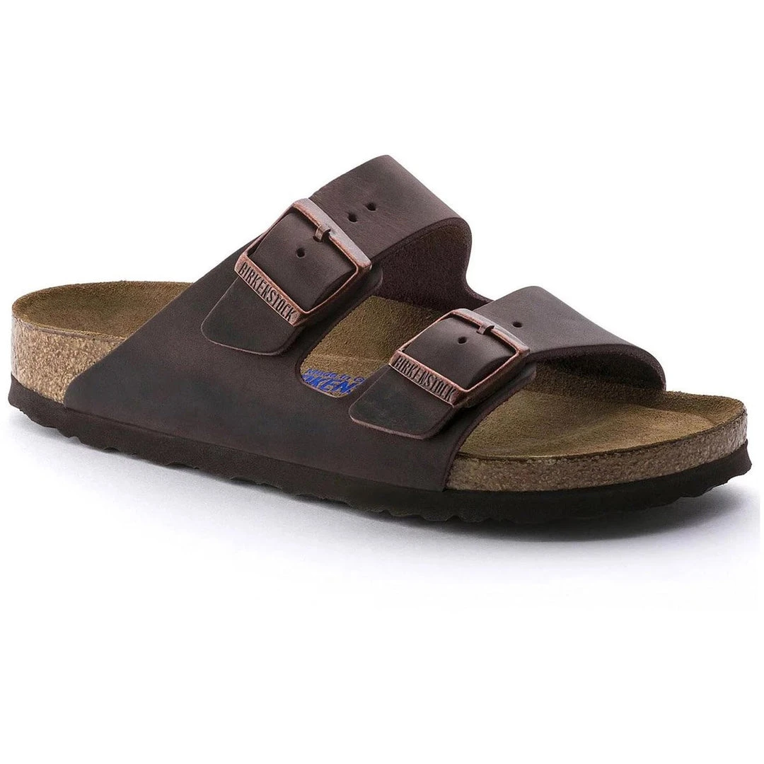Birkenstock Men Arizona Soft Footbed Oiled Nubuck Leather 3 Birkenstock Men Arizona Soft Footbed Oiled Nubuck Leather