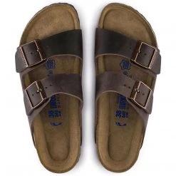 Birkenstock Men Arizona Soft Footbed Oiled Nubuck Leather 9 Birkenstock Men Arizona Soft Footbed Oiled Nubuck Leather