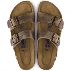 Birkenstock Men Arizona Soft Footbed Oiled Nubuck Leather