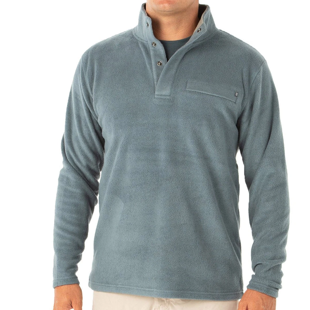 Free Fly Men's Bamboo Polar Fleece Snap Pullover 2 Free Fly Men's Bamboo Polar Fleece Snap Pullover