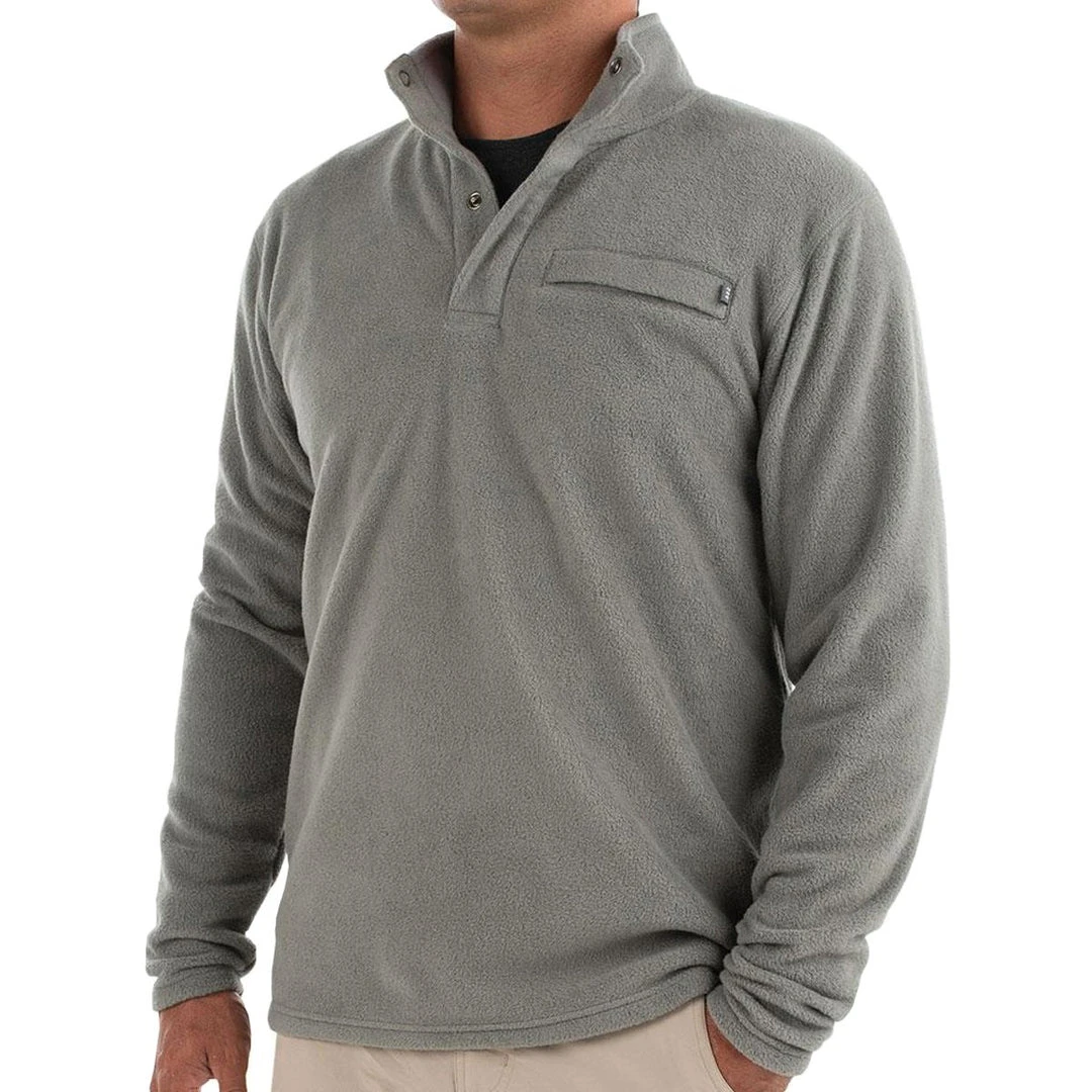 Free Fly Men's Bamboo Polar Fleece Snap Pullover 1 Free Fly Men's Bamboo Polar Fleece Snap Pullover