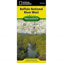 National Geographic Maps Camp & Hike Buffalo National River West Map