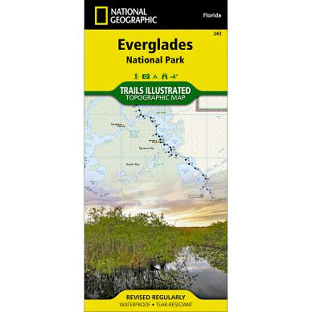National Geographic Maps Everglades National Park Map 1 National Geographic Maps Everglades National Park Map
