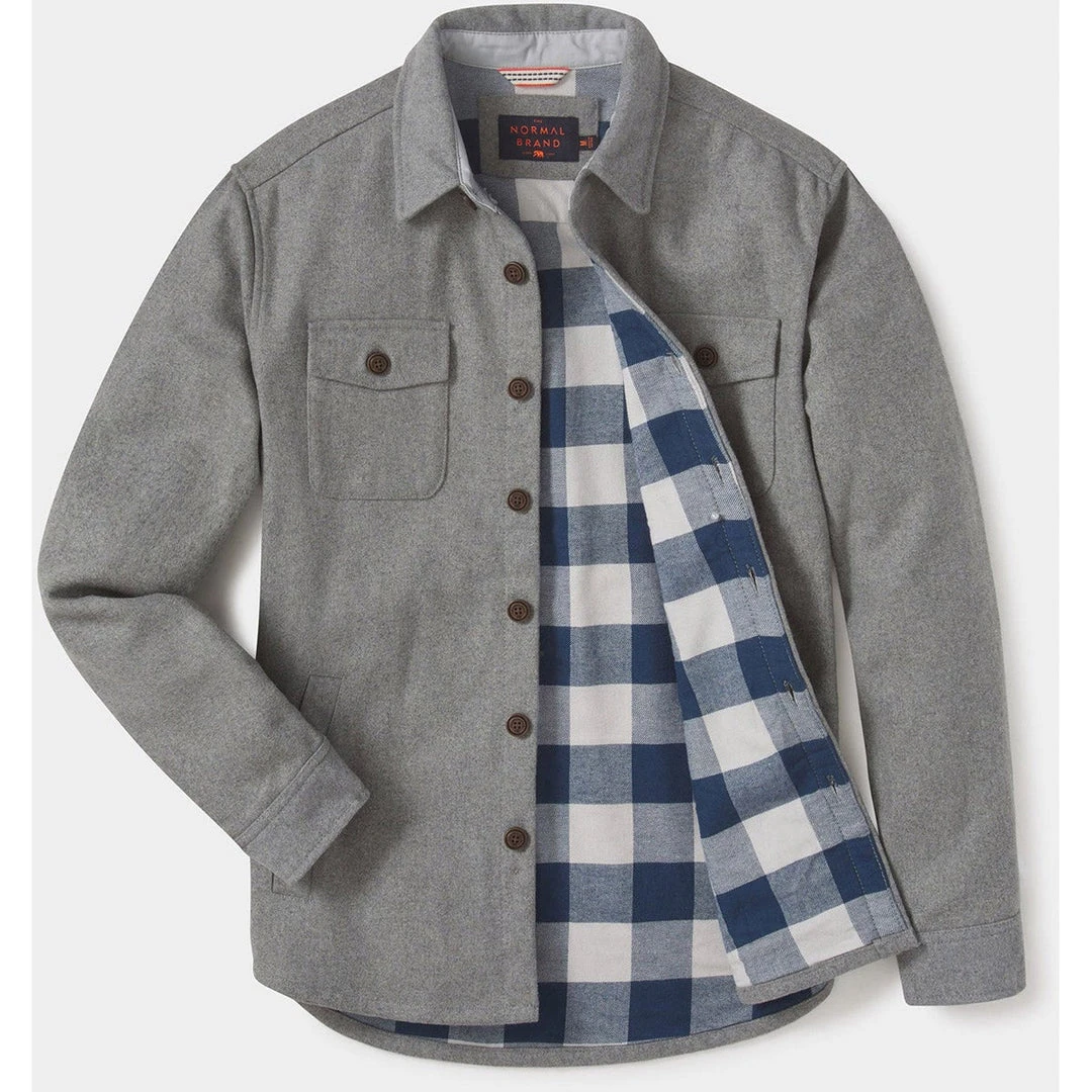 The Normal Brand Men's Brightside Flannel Lined Jacket 1 The Normal Brand Men's Brightside Flannel Lined Jacket