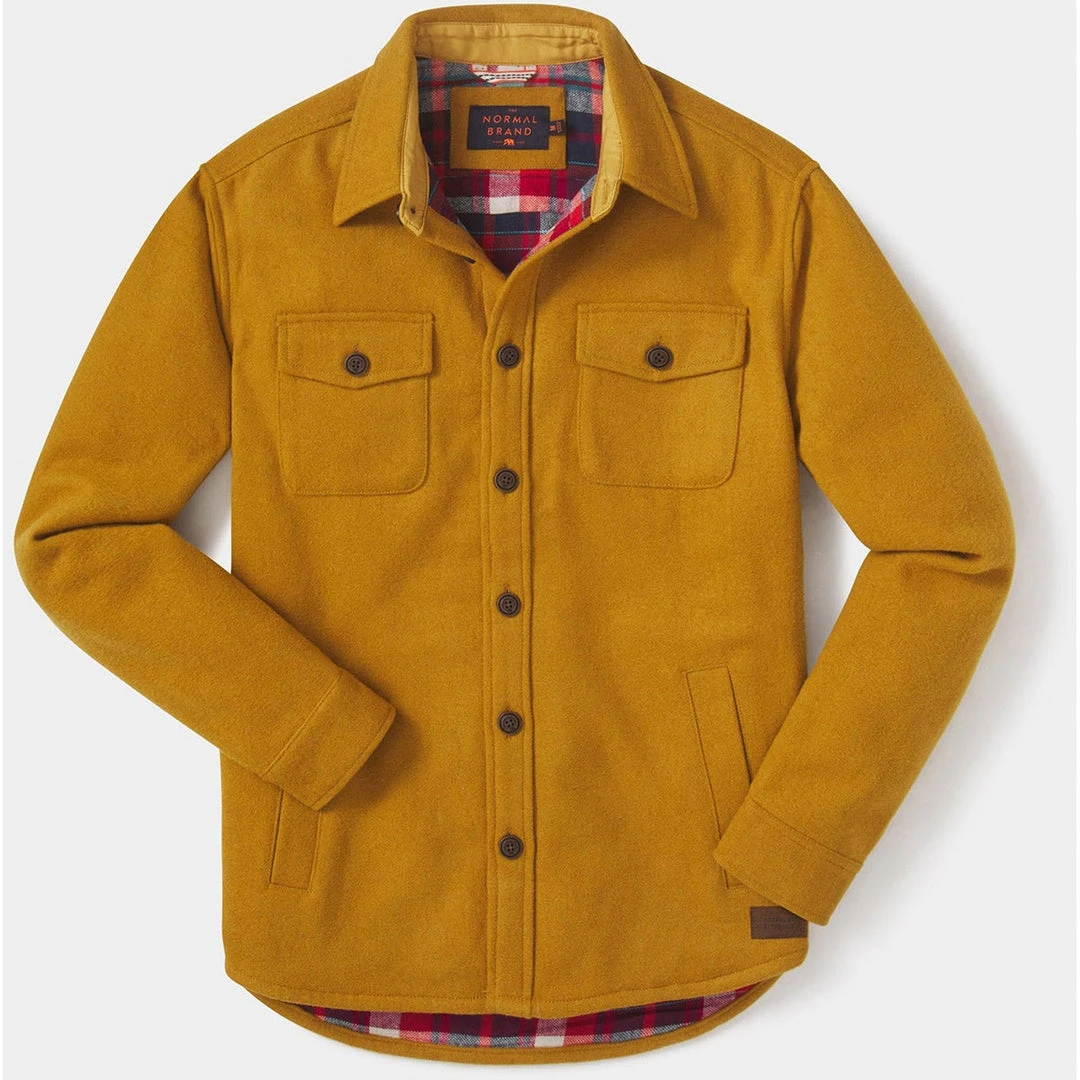 The Normal Brand Men's Brightside Flannel Lined Jacket 6 The Normal Brand Men's Brightside Flannel Lined Jacket