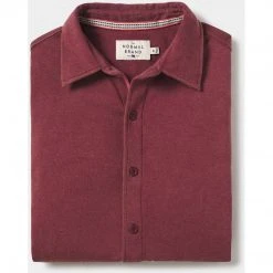 The Normal Brand Men's Puremeso Acid Wash Button Up Shirt