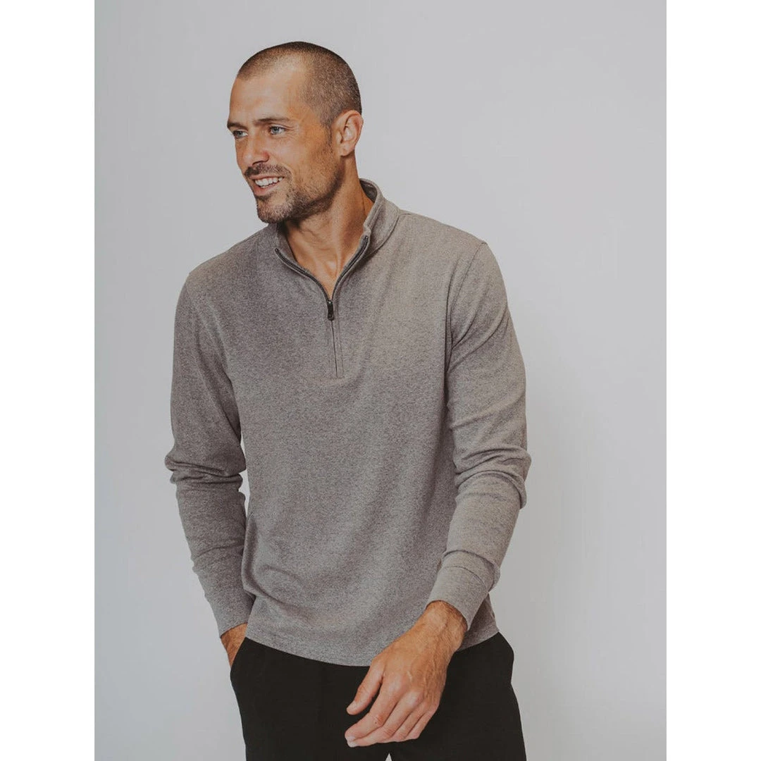 The Normal Brand Men's Puremeso Quarter Zip Pullover 23 The Normal Brand Men's Puremeso Quarter Zip Pullover