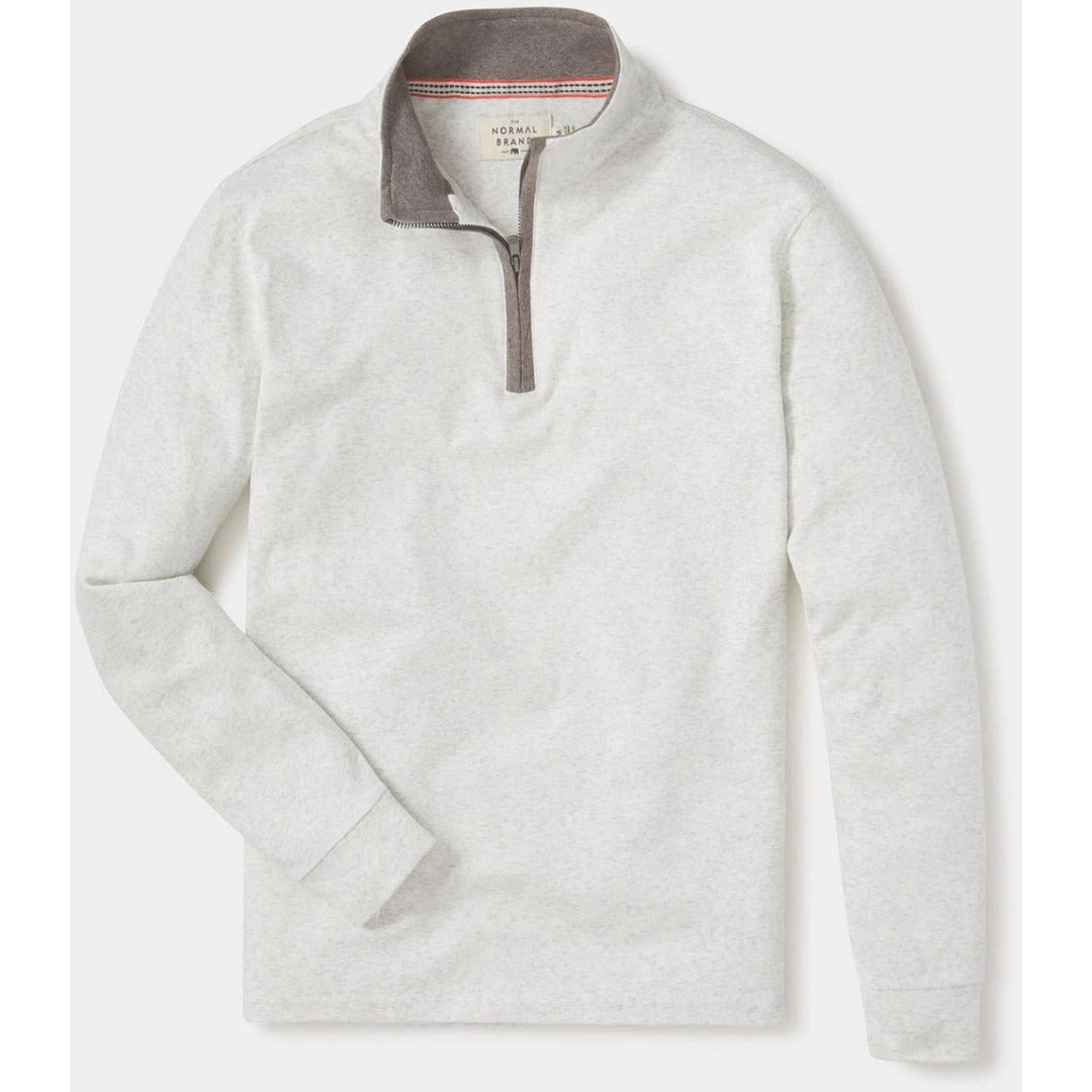 The Normal Brand Men's Puremeso Quarter Zip Pullover 25 The Normal Brand Men's Puremeso Quarter Zip Pullover