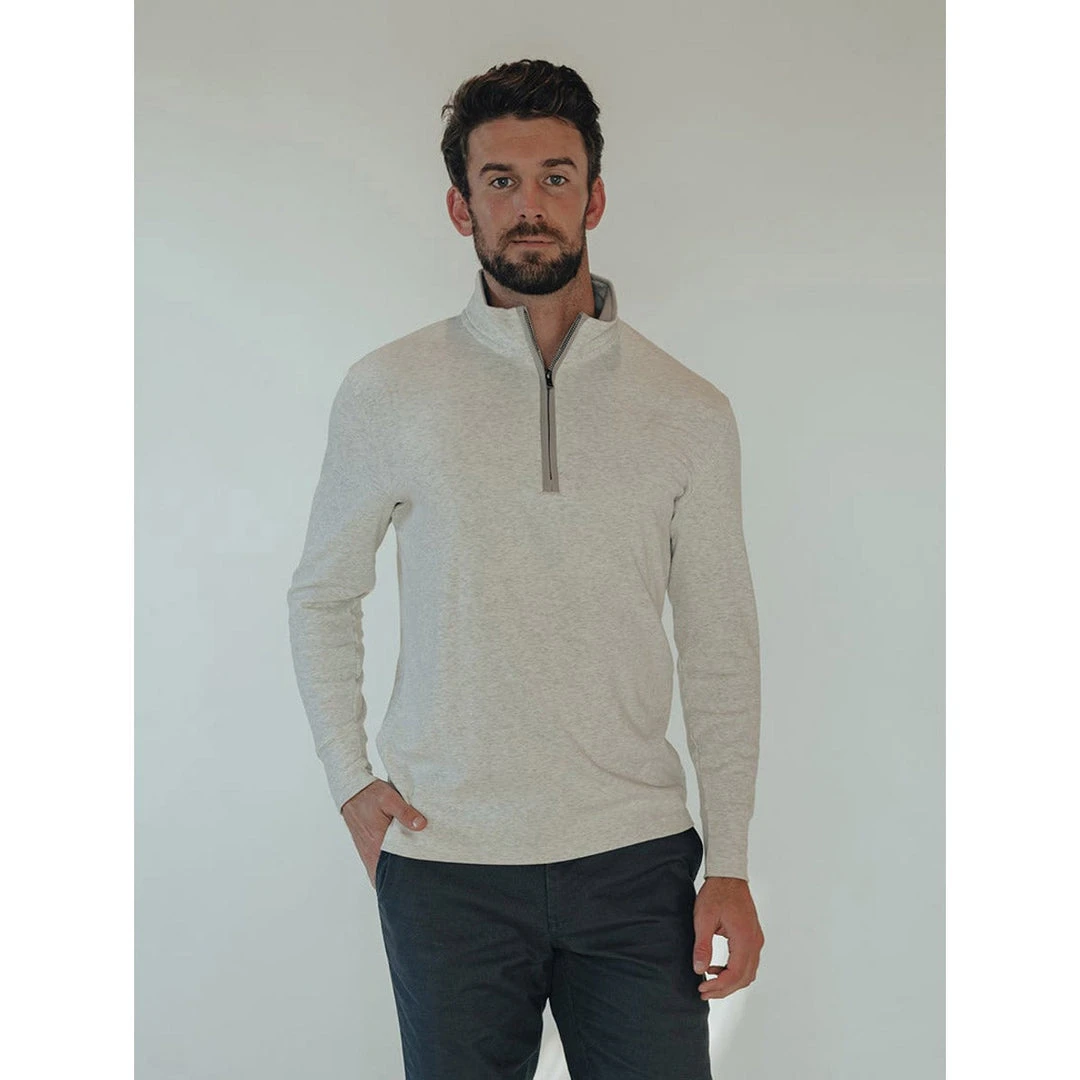 The Normal Brand Men's Puremeso Quarter Zip Pullover 26 The Normal Brand Men's Puremeso Quarter Zip Pullover