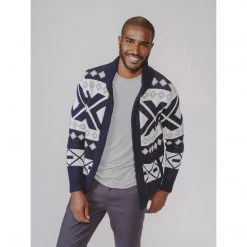 The Normal Brand Men's Nordic Full-Zip Cardigan