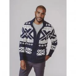 The Normal Brand Men's Nordic Full-Zip Cardigan