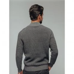 The Normal Brand Men's Waffle Knit Quarter Zip Pullover