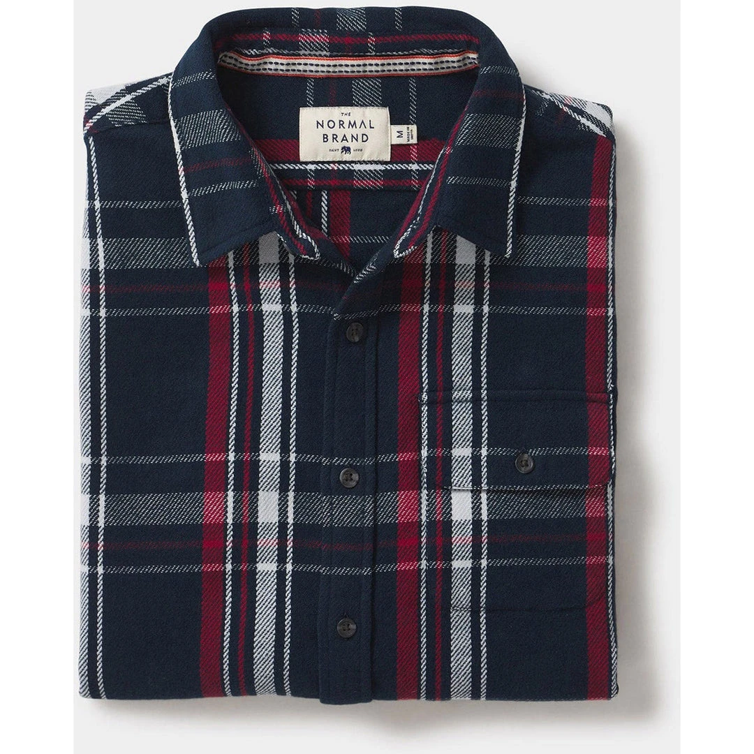 The Normal Brand Men's Boone Heavy Brushed Twill Overshirt 6 The Normal Brand Men's Boone Heavy Brushed Twill Overshirt