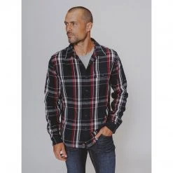 The Normal Brand Men's Boone Heavy Brushed Twill Overshirt 14 The Normal Brand Men's Boone Heavy Brushed Twill Overshirt