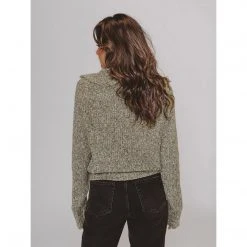 The Normal Brand Women's Dani Quarter Zip Sweater