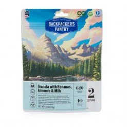 Backpacker's Pantry Granola With Bananas, Almonds & Milk - Serves 2