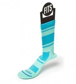 FITS Men Light Hiker Striped Crew Socks