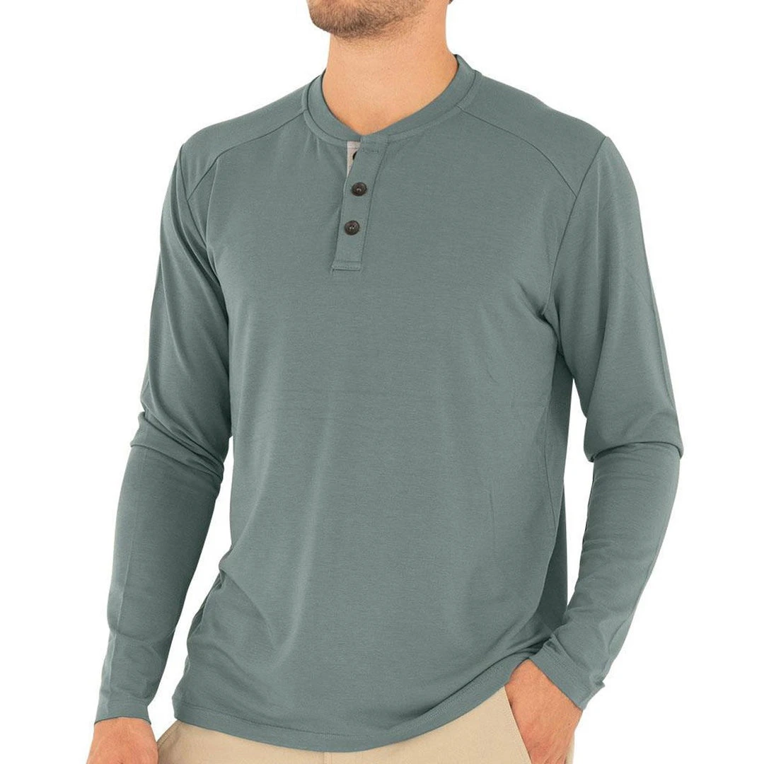 Free Fly Men's Bamboo Flex Henley 11 Free Fly Men's Bamboo Flex Henley