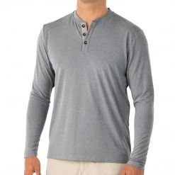 Free Fly Men's Bamboo Flex Henley 35 Free Fly Men's Bamboo Flex Henley