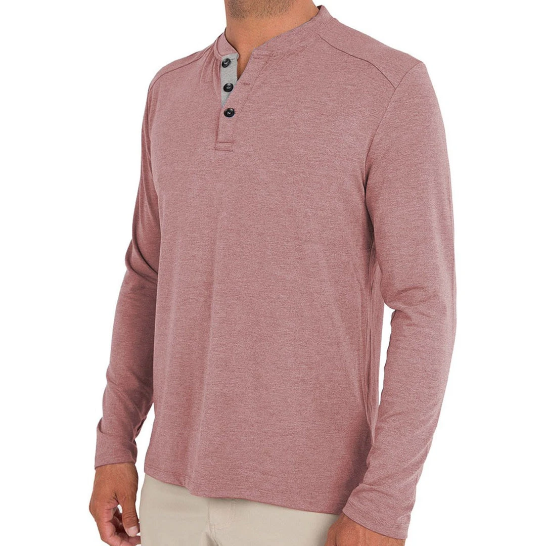 Free Fly Men's Bamboo Flex Henley 2 Free Fly Men's Bamboo Flex Henley