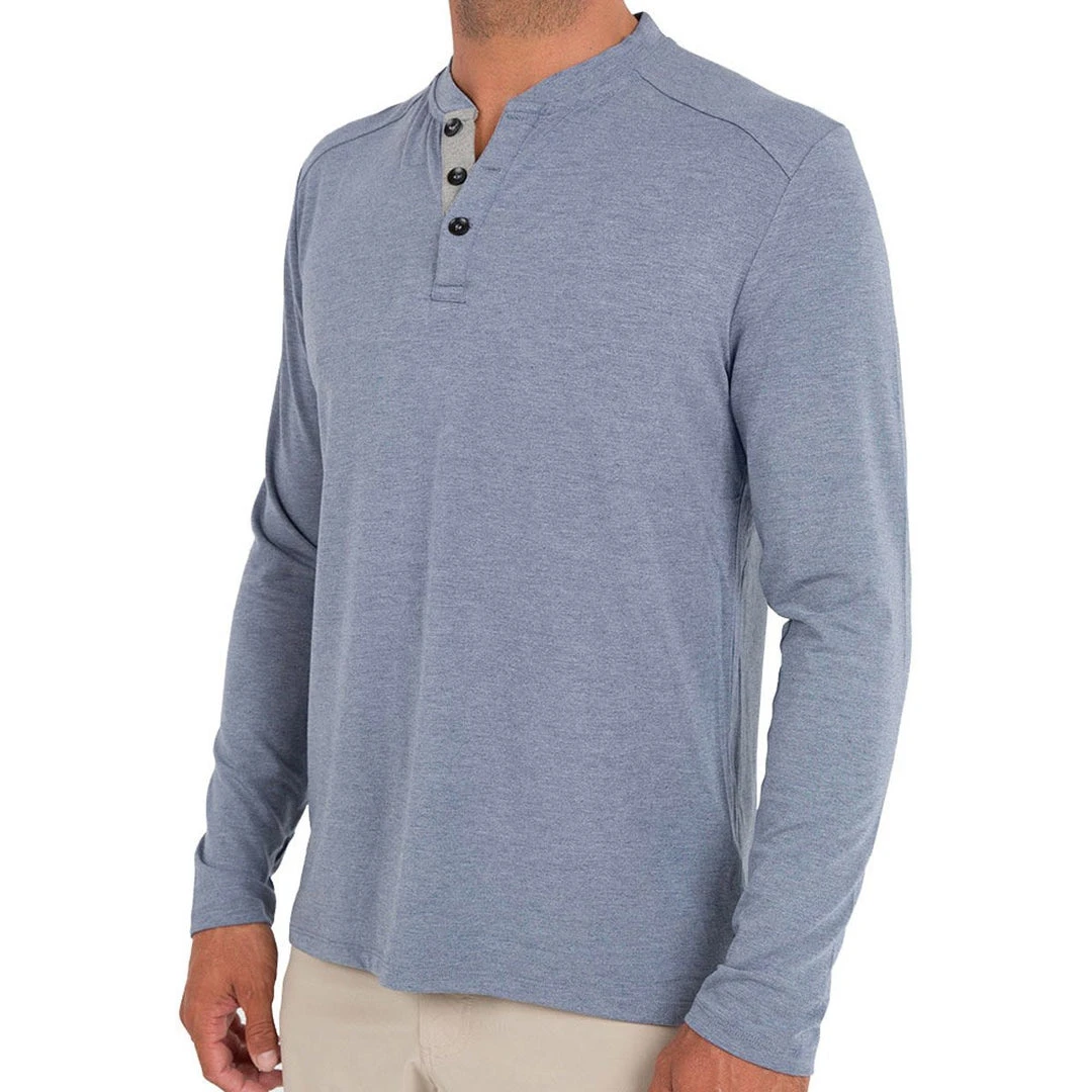 Free Fly Men's Bamboo Flex Henley 8 Free Fly Men's Bamboo Flex Henley