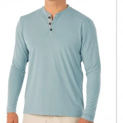 Free Fly Men's Bamboo Flex Henley 30 Free Fly Men's Bamboo Flex Henley