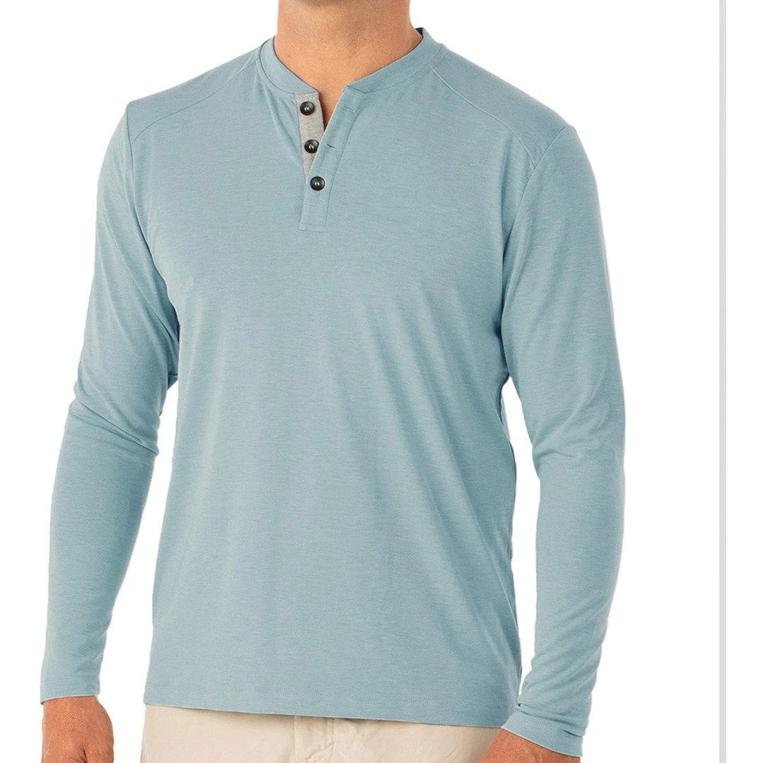 Free Fly Men's Bamboo Flex Henley 10 Free Fly Men's Bamboo Flex Henley