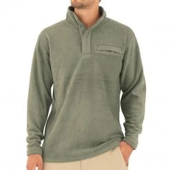Free Fly Men's Bamboo Polar Fleece Snap Pullover