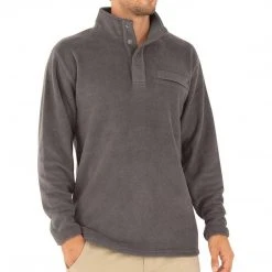 Free Fly Men's Bamboo Polar Fleece Snap Pullover