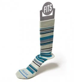 FITS Medium Hiker Striped Crew Socks Men
