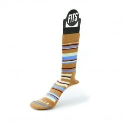 FITS Medium Hiker Striped Crew Socks Men