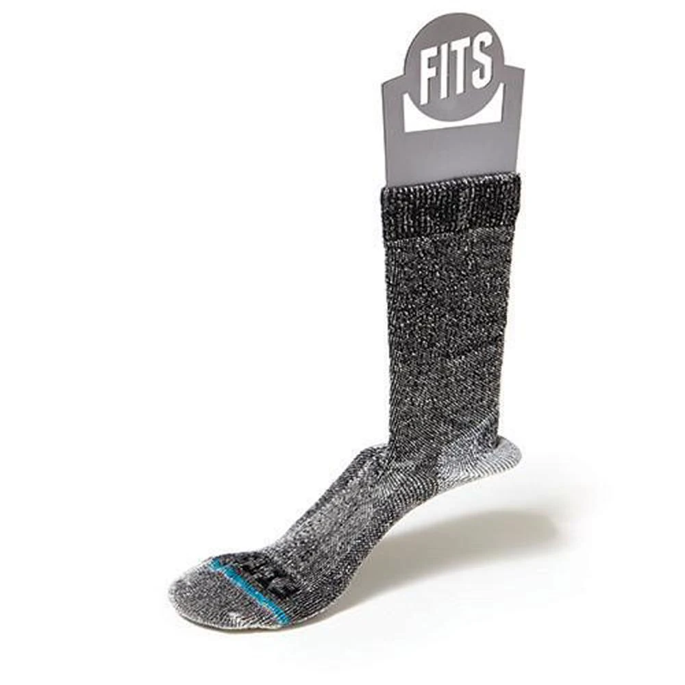 FITS Men Medium Rugged Crew Socks 2 FITS Men Medium Rugged Crew Socks