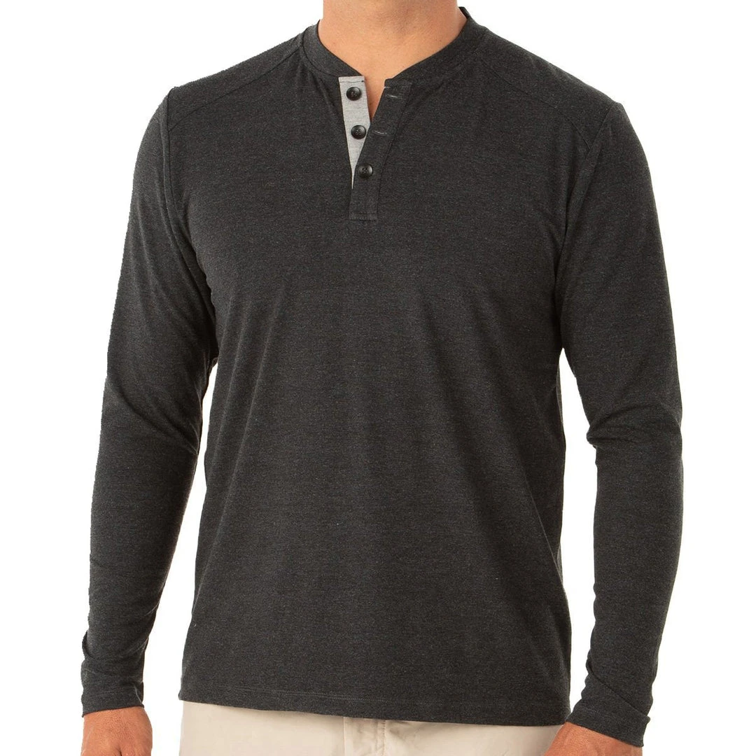 Free Fly Men's Bamboo Flex Henley 1 Free Fly Men's Bamboo Flex Henley