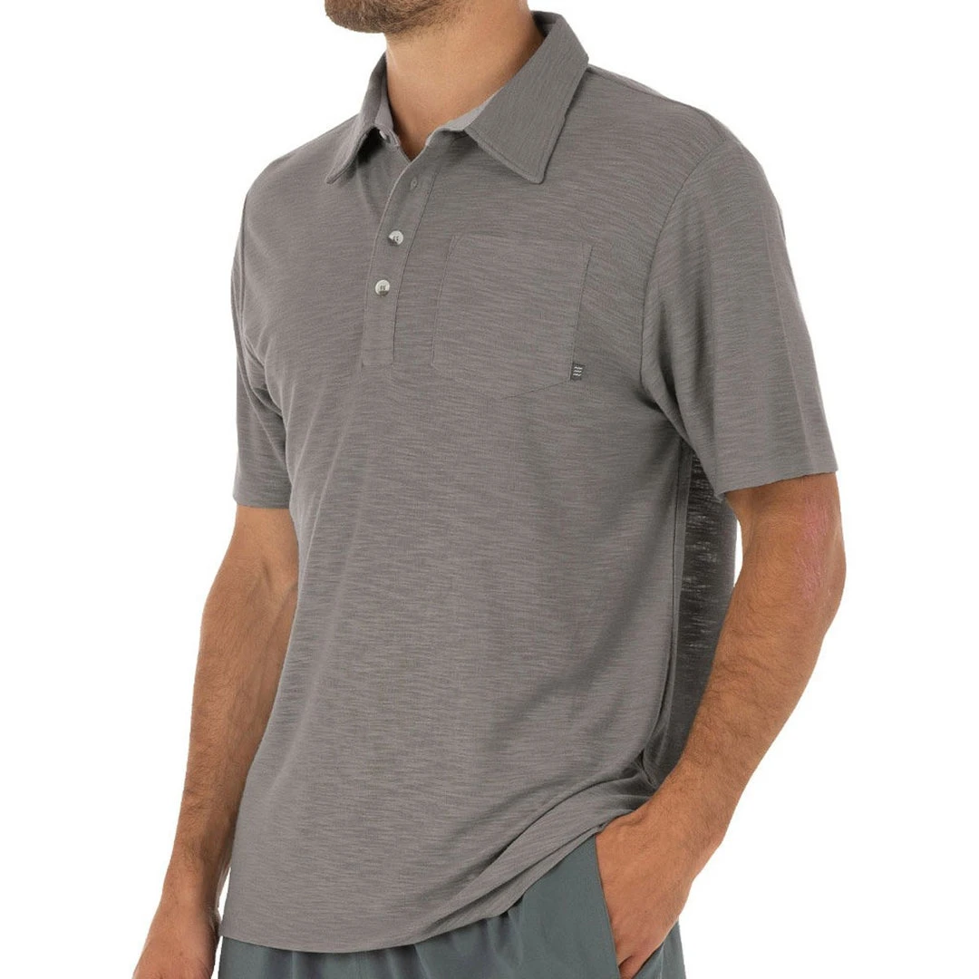 Free Fly Men's Bamboo Slub Polo 4 Free Fly Men's Bamboo Slub Polo