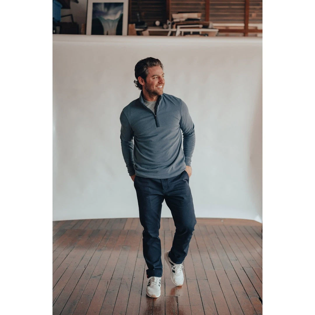 The Normal Brand Men's Puremeso Quarter Zip Pullover 6 The Normal Brand Men's Puremeso Quarter Zip Pullover