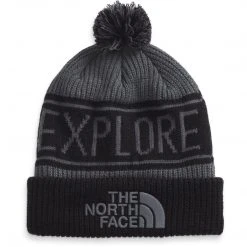 The North Face Retro TNF Pom Beanie