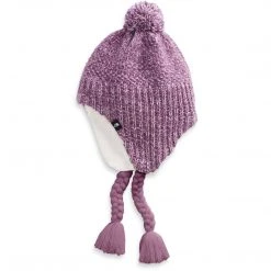 The North Face Girls' Purrl Stitch Earflap Beanie