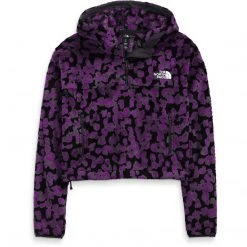 The North Face Women's Printed Osito 1/4 Zip Hoodie