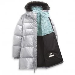 The North Face Girls' Printed Dealio Fitted Parka 7 The North Face Girls' Printed Dealio Fitted Parka