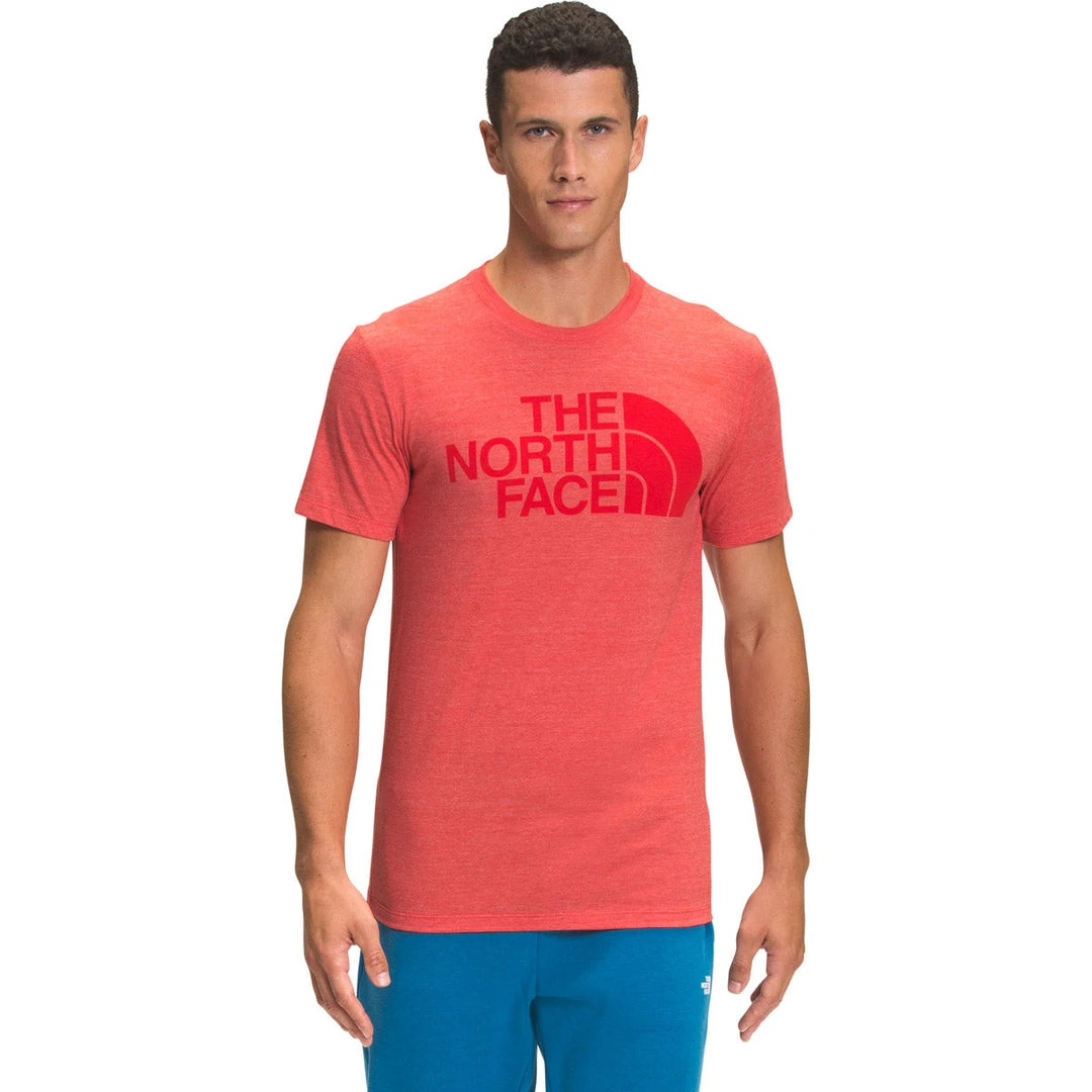 The North Face Men's Short Sleeve Half Dome Tri-Blend Tee 1 The North Face Men's Short Sleeve Half Dome Tri-Blend Tee