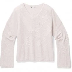 Smartwool Women's Shadow Pine Cable V-Neck Sweater - Clearance