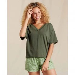 Toad&Co. Women's Piru Easy V Short Sleeve Tee