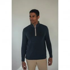 The Normal Brand Men's Puremeso Quarter Zip Pullover 35 The Normal Brand Men's Puremeso Quarter Zip Pullover